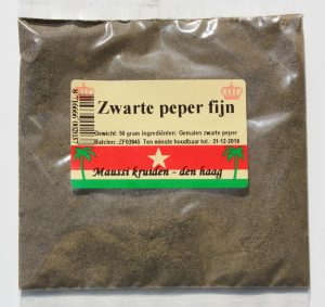zwarte peper fijn 50 gr