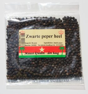 zwarte peper heel 50 gr